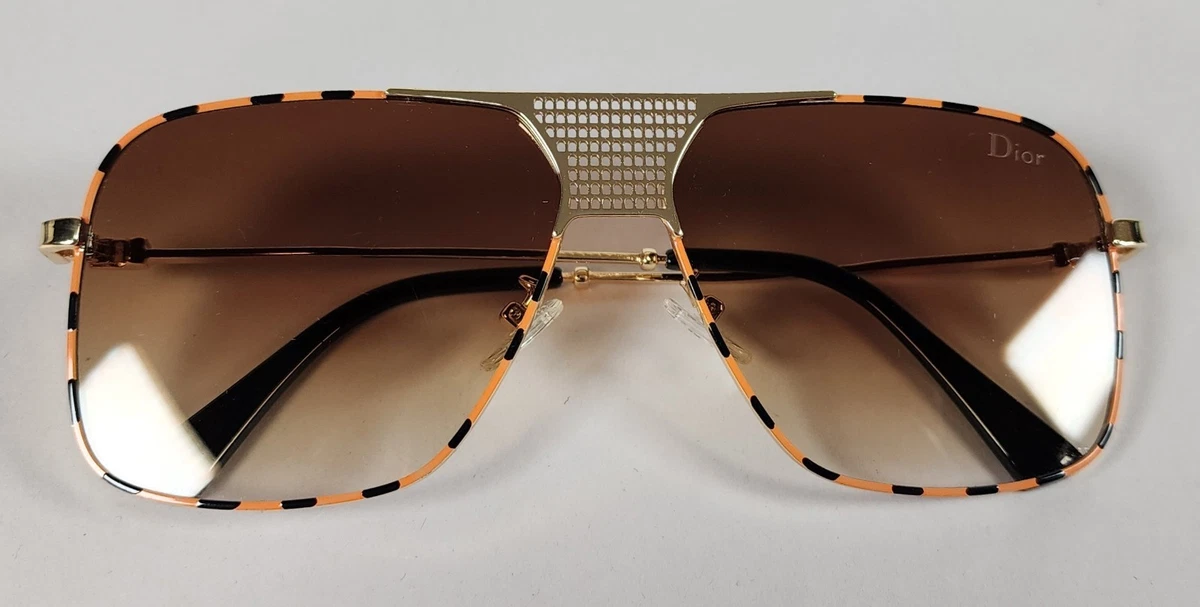 Dior Gold Aviator Sunglasses for Women for sale | eBay