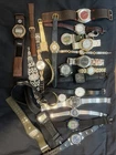 Vintage Watch Lot Some Run Fossil Relic Accutron Casio Timex Expedition And More