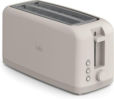 ''bella 2 Slice Slim Toaster, Fits-anywhere  Kitchenware, 6 Setting Shade Control