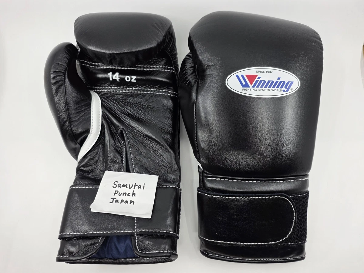 Winning ウイニング ボクシンググローブ 14oz 黒 MS-500⑩ Winning