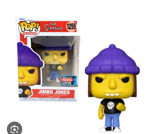 Funko Pop! The Simpsons # 1255 Jimbo Jones 2022 Fall Con Limited Edition-image