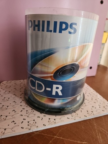 100 PHILIPS 52X Speed CD-R spindle Blank Disc 80Min 700MB New cd mb - 第 8/8 張圖片