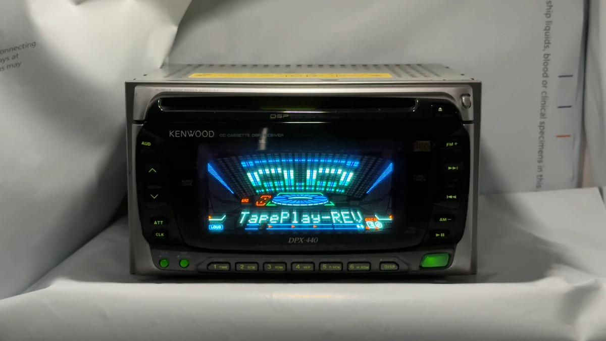 カーオーディオ KENWOOD KS-440 Kenwood DPX-440 CD Cassette Player Receiver Head Unit Stereo