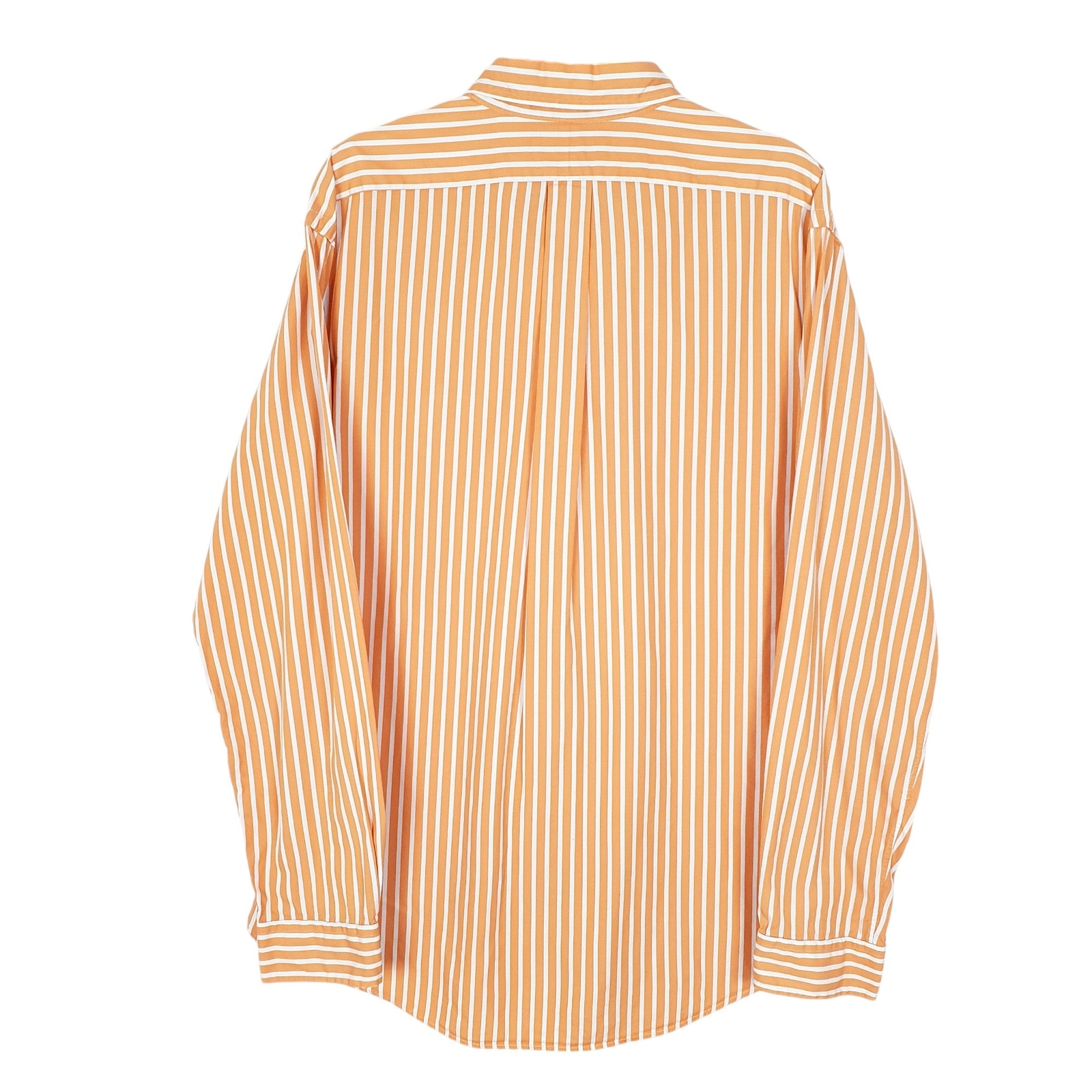 RALPH LAUREN Orange Striped Shirt Custom Fit Long Sleeve Casual Cotton Mens XL image 3