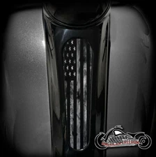 HARLEY DAVIDSON 8 INCH DASH INSERT STREET GLIDE & ROAD GLIDE - DISTRESSED FLAG