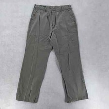 Vtg 1980  s Orvis Lined Khaki Reg Pants Flat Front Outdoors Fishing Mens 36X31