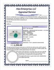 GENUINE 1.14 Cts PARAIBA TOURMALINE RING 10K WHITE GOLD - Free Certificate - NWT — photo 6