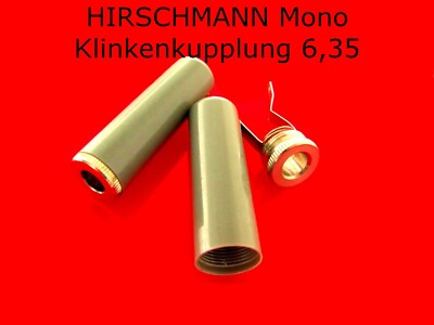 179 Hirschmann Mono Klinkenbuchse 6,35 Kabelbuchse Steckverbinder Großhandel