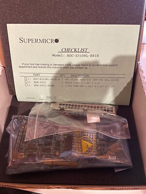 Supermicro AOC-S3108L-H8iR 12Gb/s 8-Port SAS SATA RAID Controller