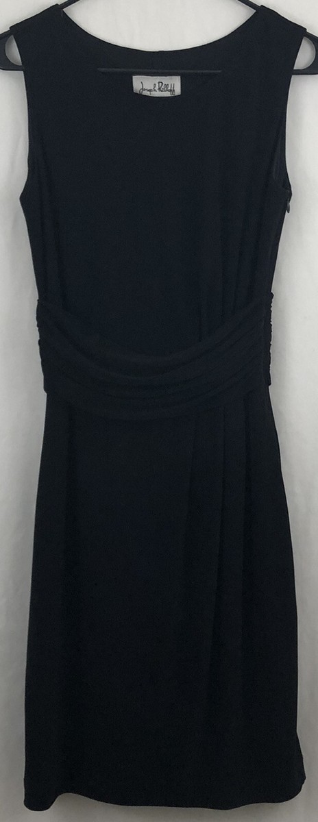 Joseph Ribkoff Black Sleeveless Ruched Waist Lined Stretch Sheath Evening Dress | eBay Joseph Ribkoff Black Sleeveless Ruched Waist Lined Stretch Sheath Evening Dress | eBay