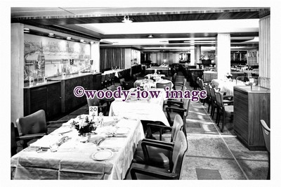 pu0871 - Canadian Pacific Liner - Empress of Britain - 6x4 Print of Dining Room