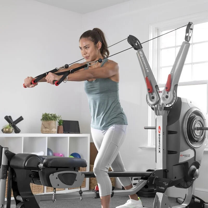 Bowflex Revolution Home Gym, folds up vertically,no heavy weights