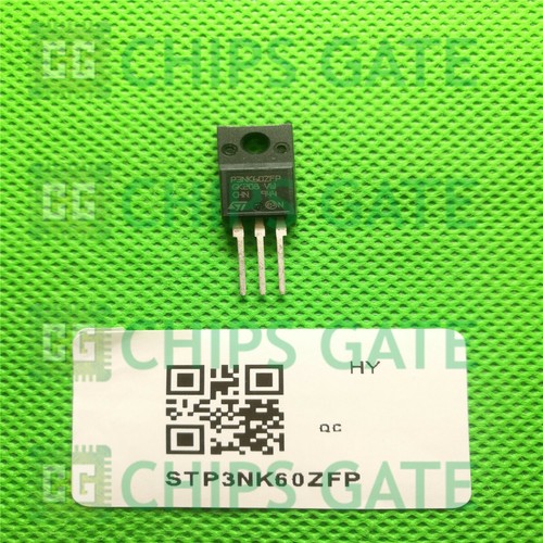 9 PIEZAS STP3NK60ZFP P3NK60ZFP ST TO-220F MOS FET | eBay