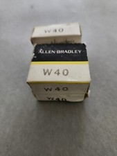 LOT OF THREE ALLEN BRADLEY W40 OVERLOAD HEATERS