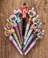 Custom beaded pens. Disney plus Gifts. Basket filler. Journal. Teen.