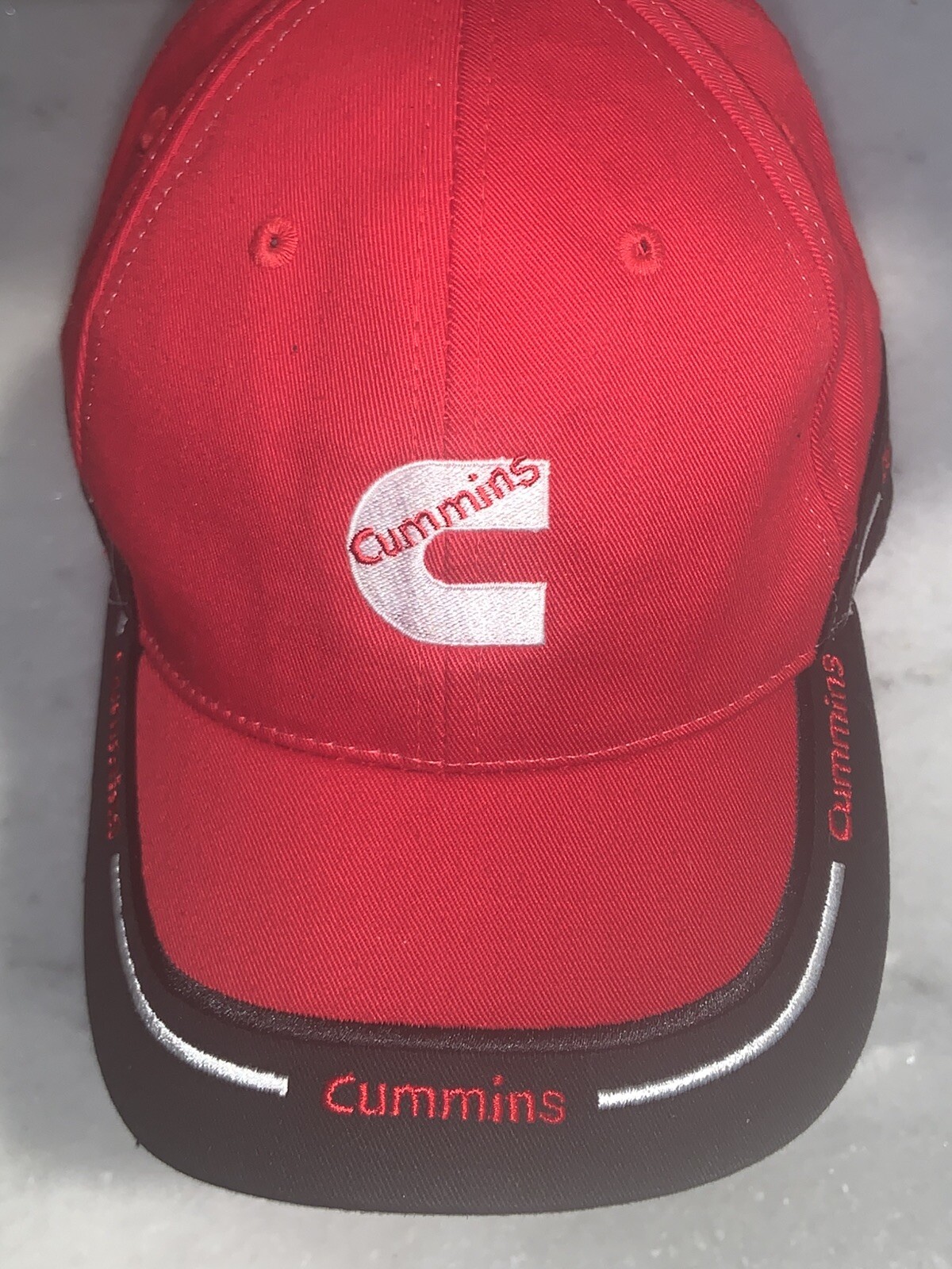 CUMMINS HAT CAP ADJUSTABLE STRAPBACK RED CUMMINS … - image 3