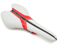 Pro Falcon Ti Af Microfiber Road Saddle 132mm White/red on sale Pro Falcon Ti Af Microfiber Road Saddle 132mm White/red on sale