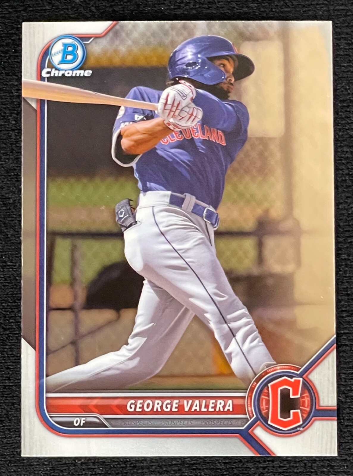 George Valera 2022 Bowman Chrome Prospect Cleveland Guardians BCP 233 