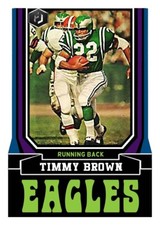 ACEO TIMMY BROWN PHILADELPHIA EAGLES CUSTOM HAND MADE ART CARD