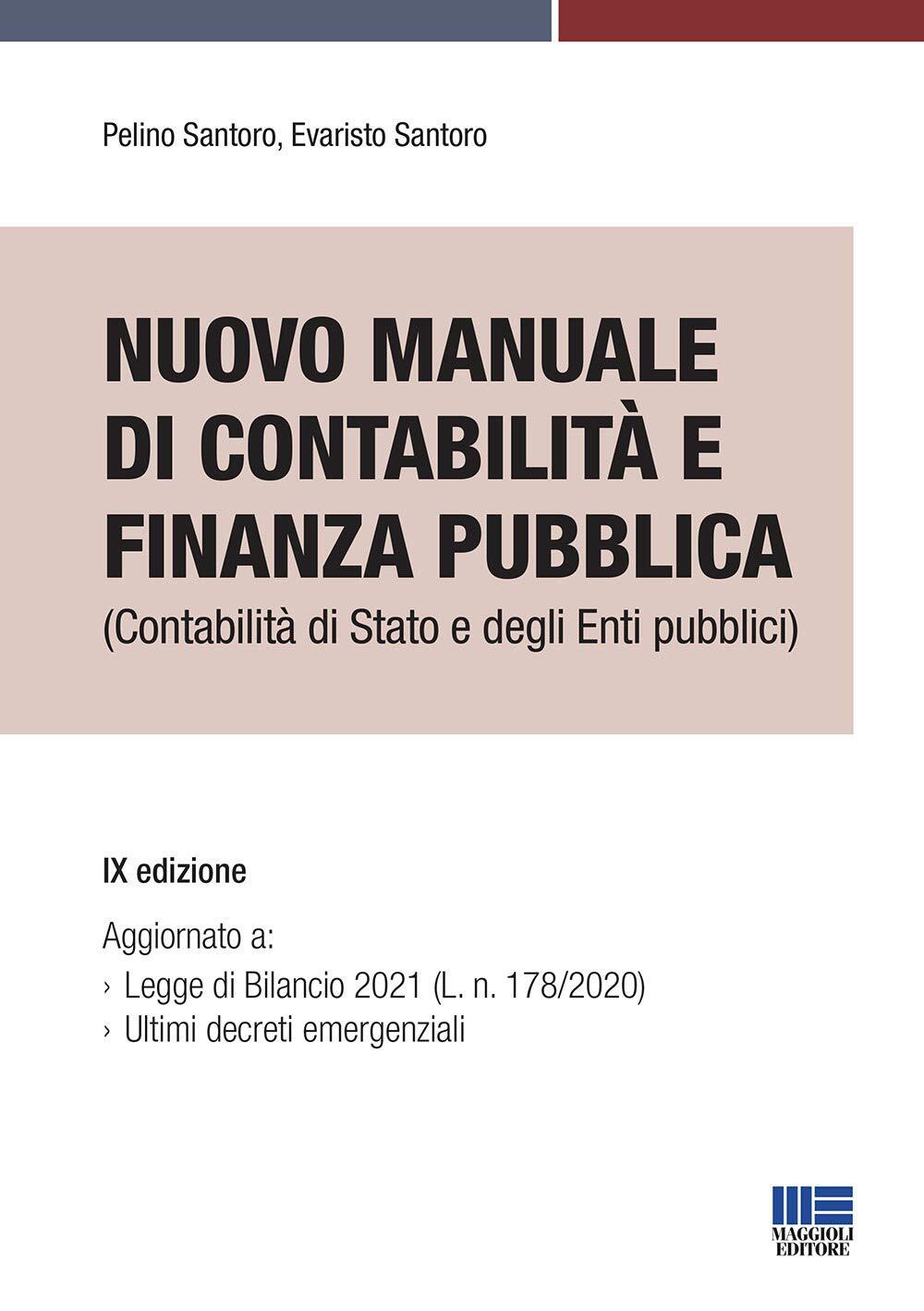 9788891642660 Manuale di contabilità e finanza pubblica - Pelino Santoro,Evaris