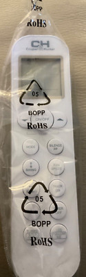 Remote Control for Cooper&Hunter Mini Split Air Conditioner Sealed Package New