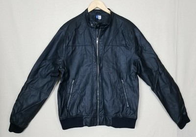h&m divided leather jacket