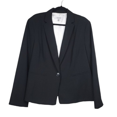 Kasper Womens Black Single Button Blazer Size 18 NWT - Picture 3 of 7