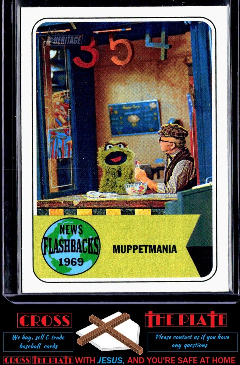 1-2018 Topps Heritage News Flashbacks Sesame Street Debut #NF-15