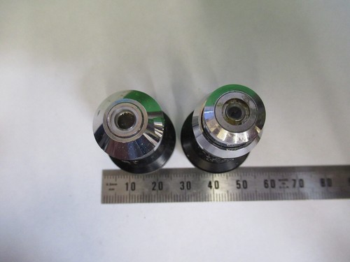 Lot Objectifs 10X 40X WILD HEERBRUGG Suisse Microscope Pièce Comme sur la Photo - Photo 3 sur 10