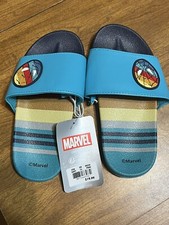 Marvel Spider-Man Disney Slip On Sandals Size 11/12 Boys New With Tag