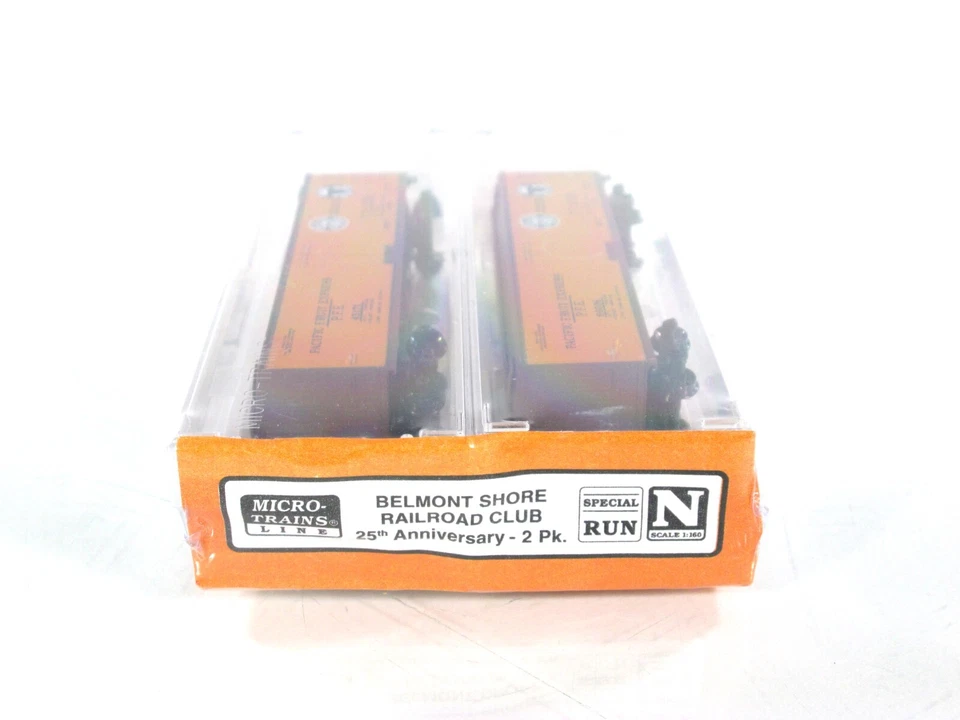 N Scale ***PACIFIC FRUIT Exp - BELMONT SHORE*** Reefer Set - Micro Trains **RARE - Image 2 of 3