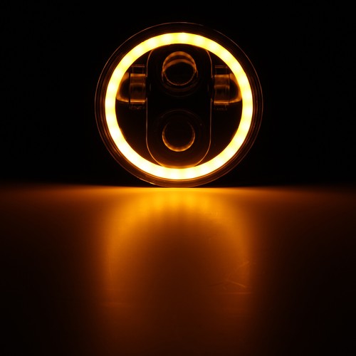 4PCS 5.75" 5-3/4 LED Headlights Hi/Lo Beam Angle Eyes for Chevy Impala El Camino - Foto 11 di 12