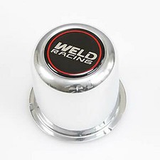 Chrome Center Cap 3in Diameter Weld Racing P605-5093 Fits 4-lug Wheels