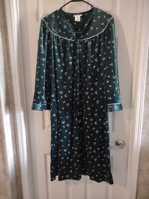 National Housecoats pearl snap up size large