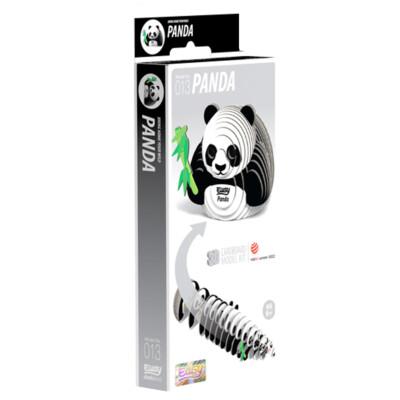 EUGY Panda 3D Bastelset Modellbausatz Aus Pappe Für Kinder Ab 6+