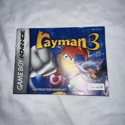 Rayman 3 GBA Manual ONLY