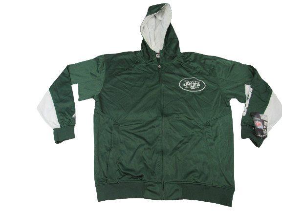New York NY Jets Mens Big u0026 Tall Sizes Majestic Green Full-Zip Jacket Hoodie  - Body Logic