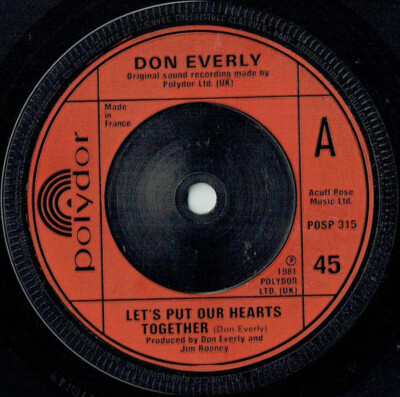 Don Everly - Let's Put Our Hearts Together (7'')