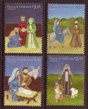 Tokelau 2013 - Christmas in Tokelau Islands - Set of 4 - MNH