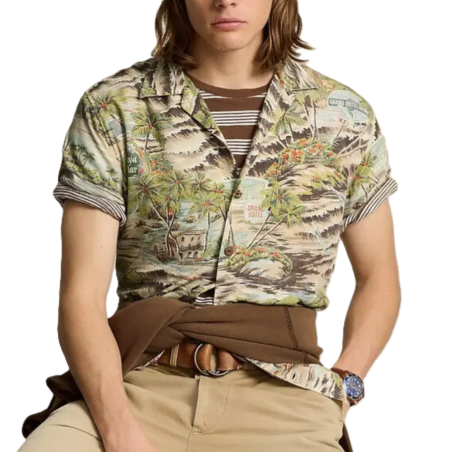 POLO Ralph Lauren Classic Fit Printed Camp Shirt MSRP $168 POLO Ralph Lauren Classic Fit Printed Camp Shirt MSRP $168