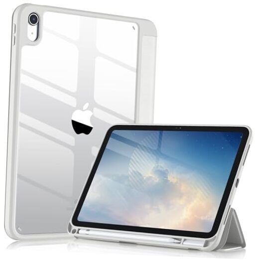 Slim Protective Case for iPad 10th Gen 10.9 Inch 2022 with Apple Pencil Holder