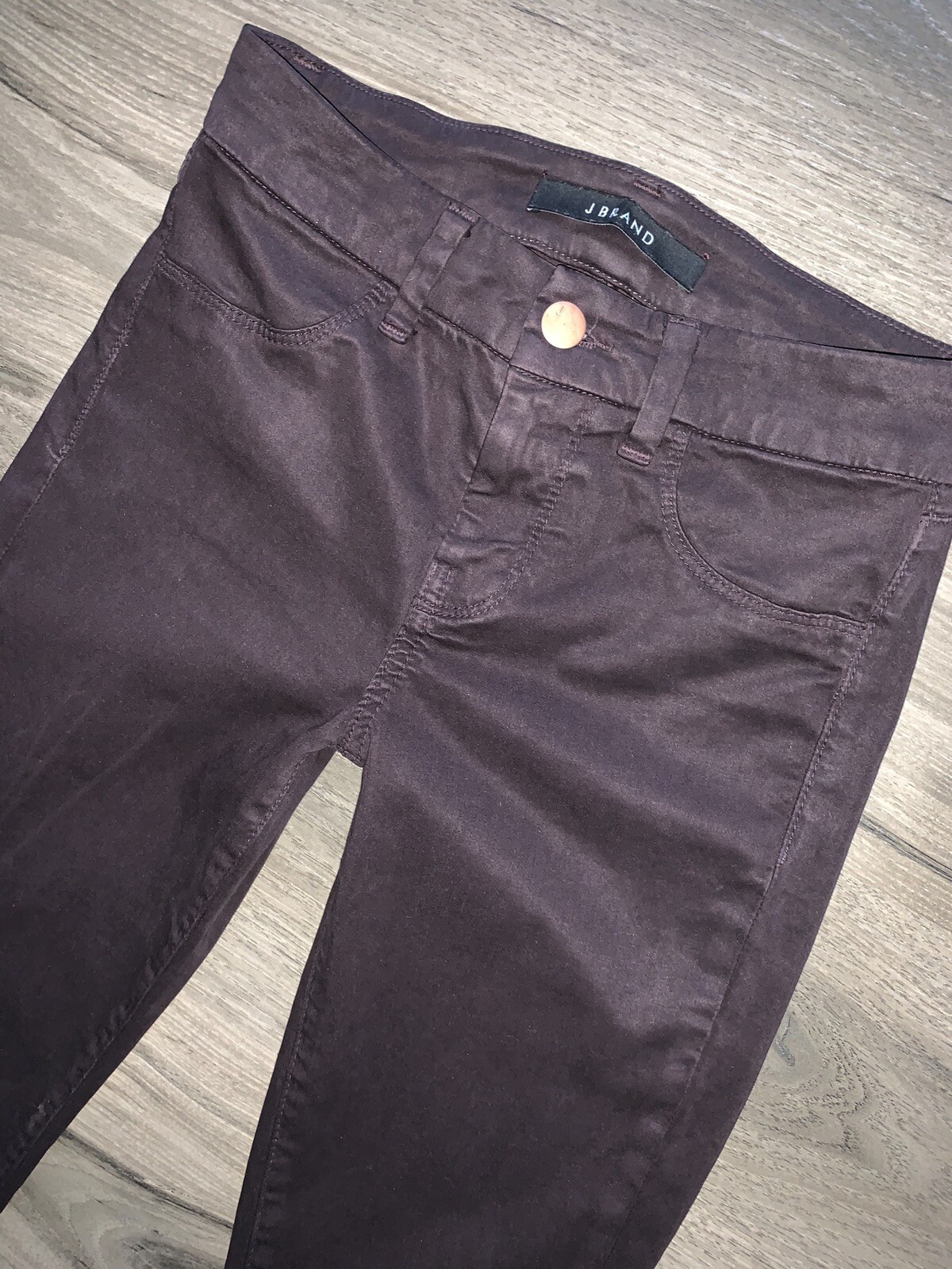 J BRAND Anja Cuffed Crop Skinny Jean Luxe Sateen Sz 23