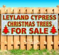 LEYLAND CYPRESS FOR SALE Advertising Vinyl Banner Flag Sign Many Sizes CHRISTMAS