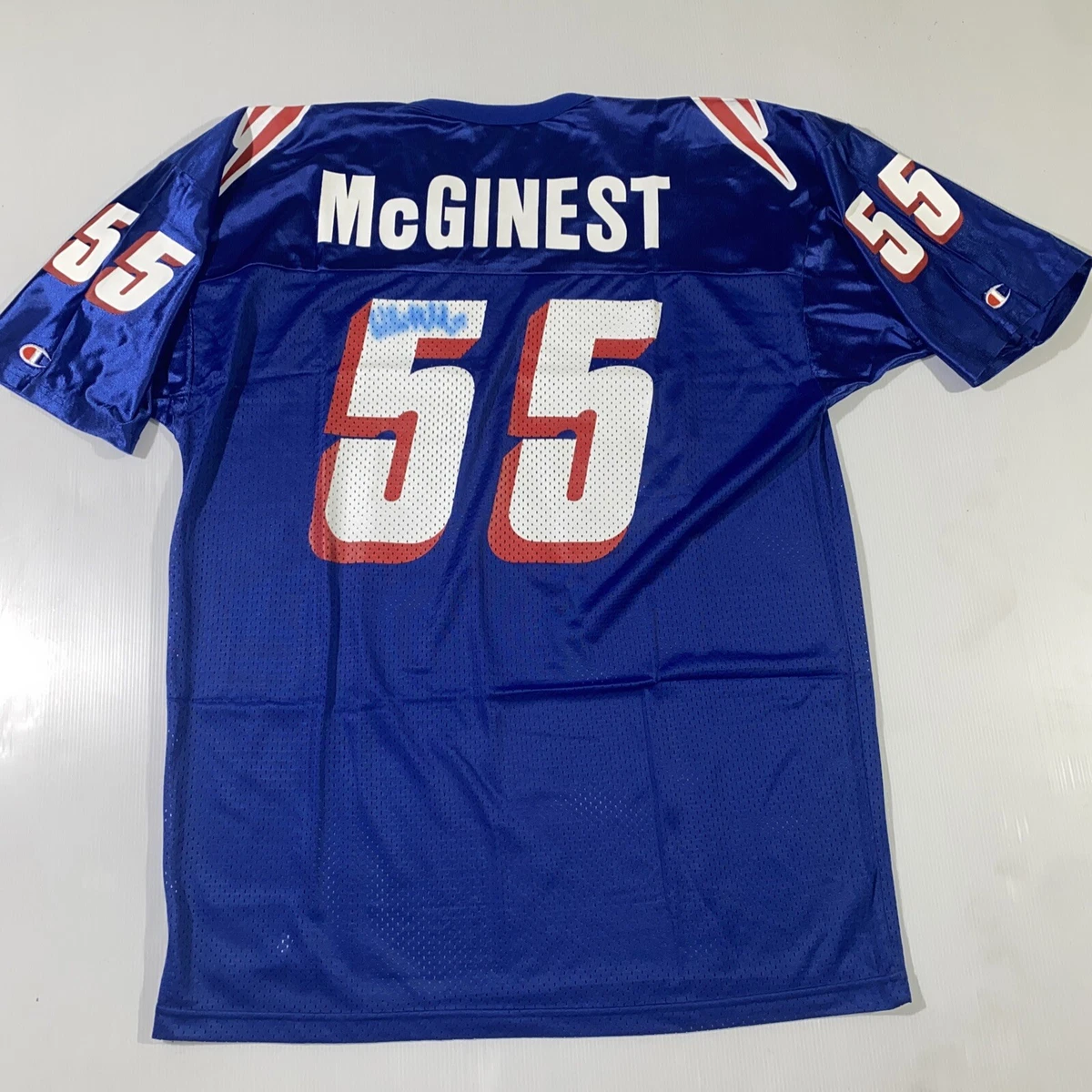 Willie mcginest store patriots jersey