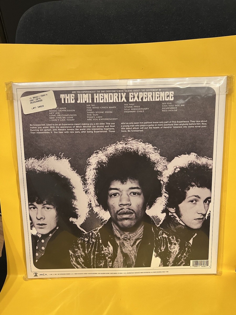 Rare Sealed Vinyl Record LP Jimi Hendrix Experience 1997 Back to
