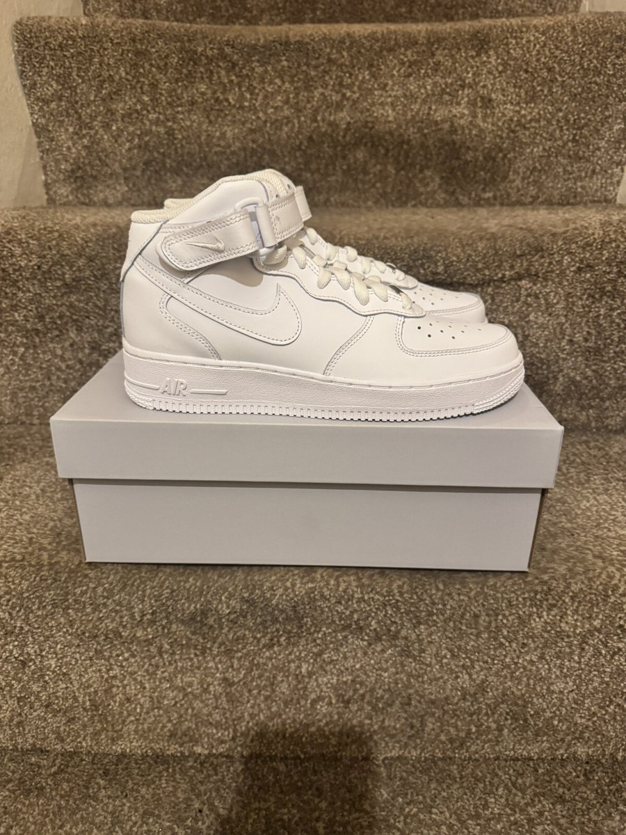 Nike Air Force Mid (GS) White Kids DH2933-111 Size UK