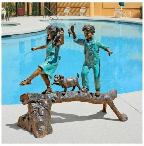 Design Toscano People Bronze Outdoor Ornaments & Statues