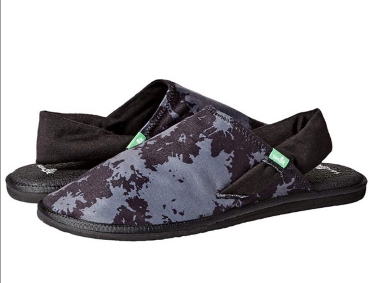 Sanuk Yoga Sling Cruz Print NWOB $80 Women's Slingback Sandals Size 8