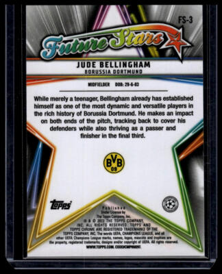 2021-22 Topps Chrome UEFA Champions League #FS-3 Jude Bellingham 