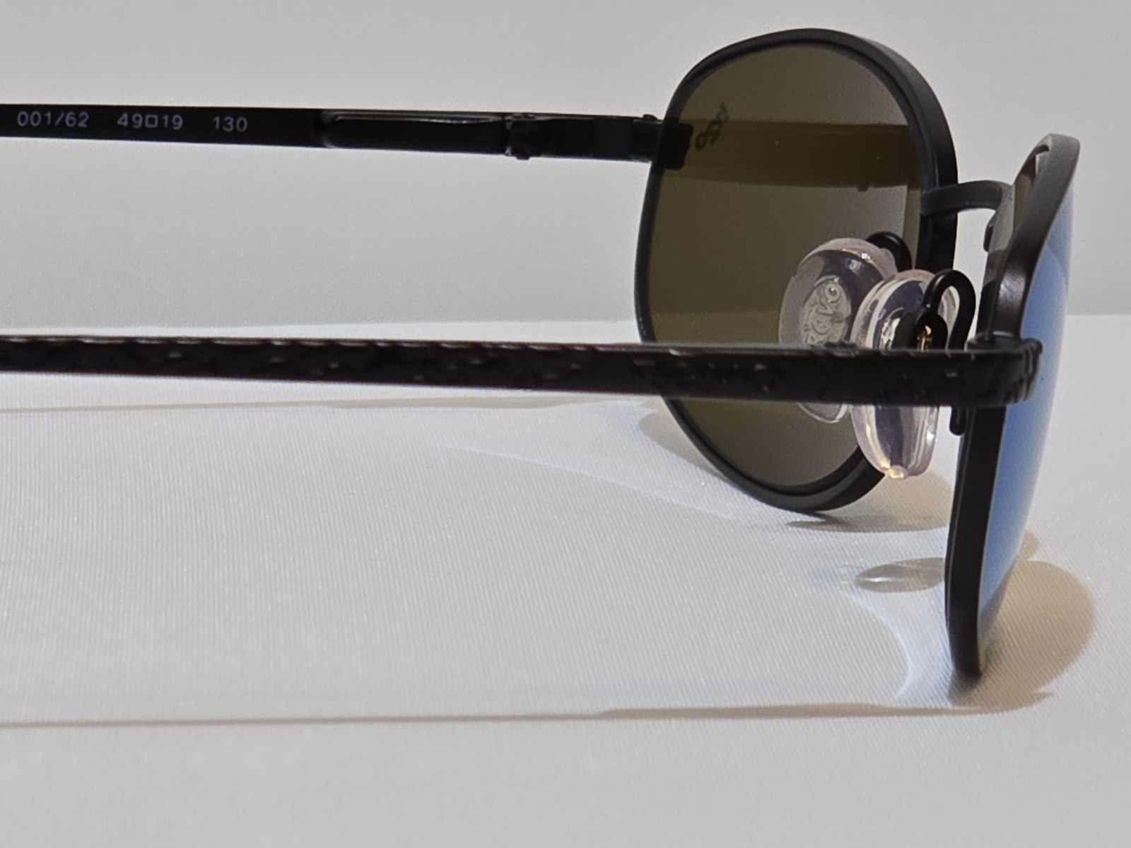 Vintage REVO 3008 Black Python Pattern Sunglasses… - image 7